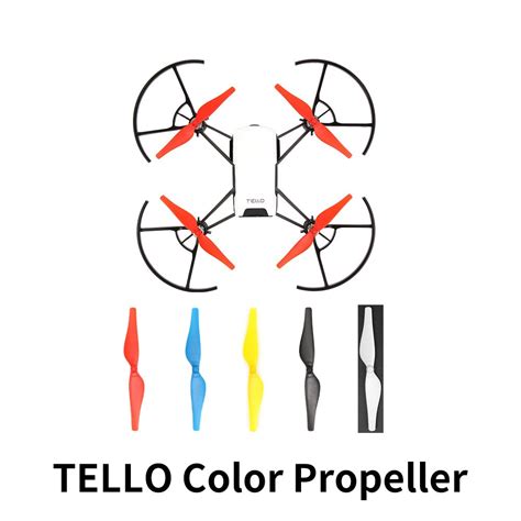 4pcs Dji Tello Propeller Quick Release Propellers Colorful Props Cw Cww Blades For Dji Tello