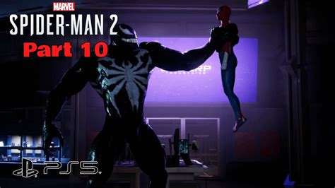 Spider Man 2 Ps5 Walkthrough Gameplay Pt 10 Kraven Vs Venom Boss