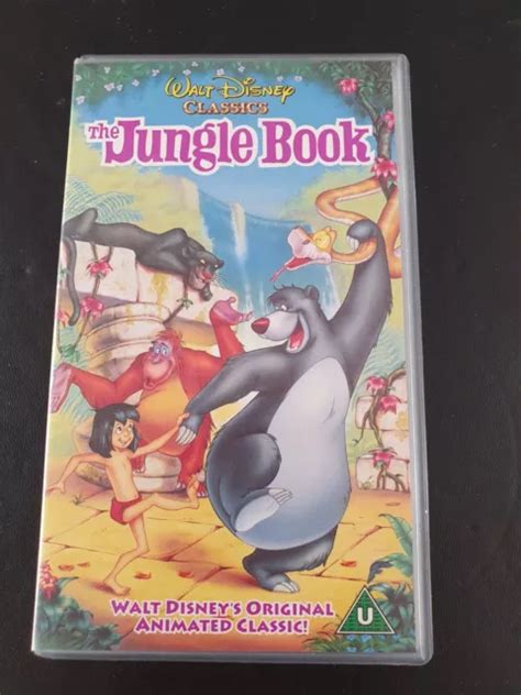 Walt Disney Classics The Jungle Book Vhs Video Pal Video Cassette