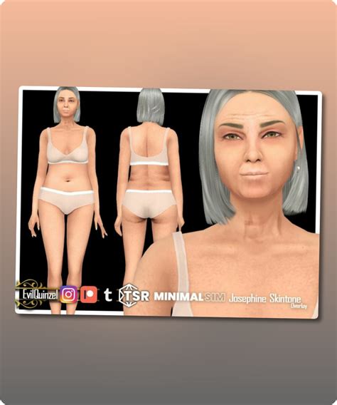 Minimalsim Josephine Skin Overlay By Evilquinzel Sims 4 Cc In 2024 Sims 4 Cc Skin Sims 4 Skin