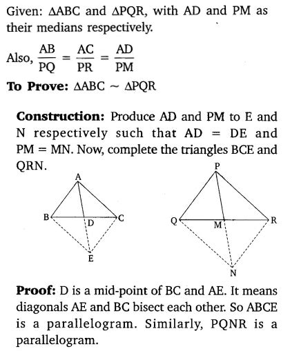 Sides Ab And Bc And Median Ad Of A Triangle Abc Are Respectively