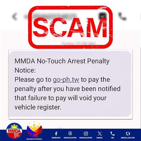 Scam Ang No Touch Arrest Policy Na Text Message MMDA DZIQ Radyo