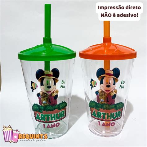 Copo Twister 500ml Mickey Safari Elo7 Produtos Especiais