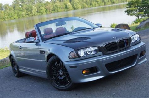 Sell Used 2004 BMW M3 GTR CONVERTIBLE 6 SPEED MANUAL IMOLA RED INTERIOR