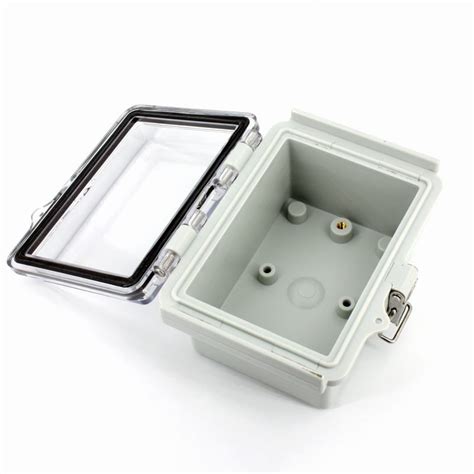 Ip Waterproof Enclosure Electronic Case Clear Cover Hinged Lid