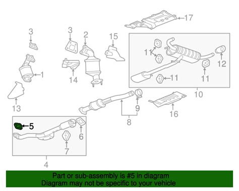 2010 2017 Gm Catalytic Converter Gasket 25801015 Gm