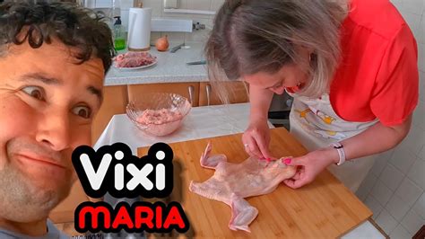 Hoje to mal e a mulher está costurando galinha YouTube