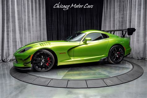 2017 Dodge Viper Acr Extreme Aero Snakeskin Edition Pkg Only 86 Miles