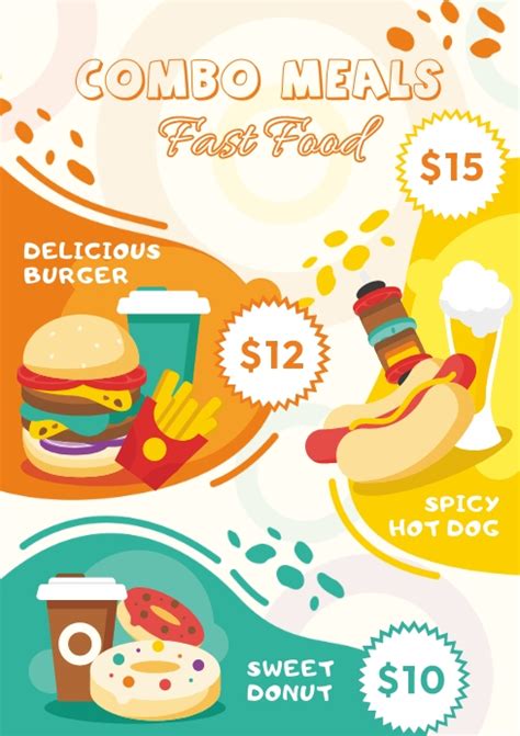 Fast Food Template Postermywall