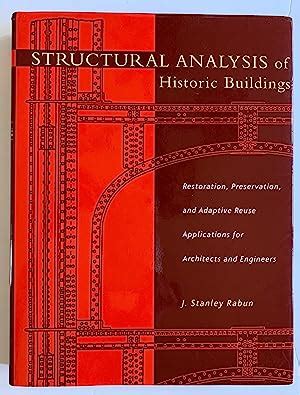 Structural Analysis Of Historic Buildings Restoration Preservation