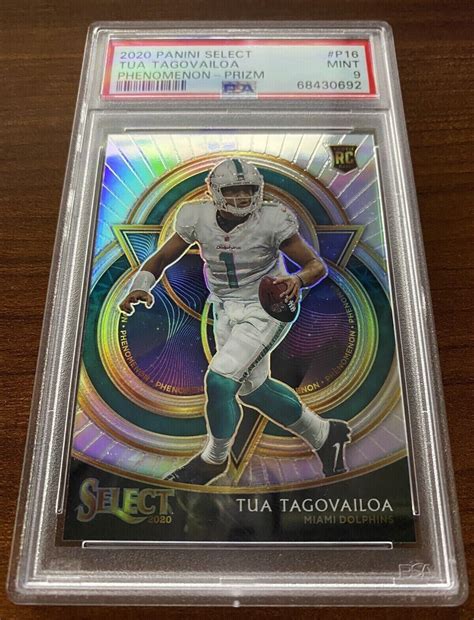 2020 Panini Select Phenomenon Silver Prizm P16 Tua Tagovailoa RC