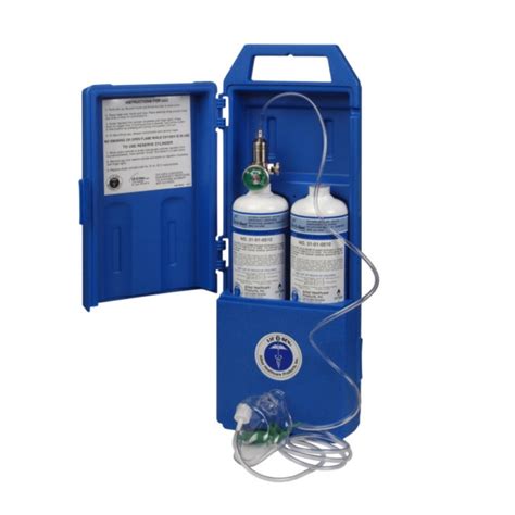 Portable Emergency Oxygen Unit With Cylinder Mask And Regulator 4md