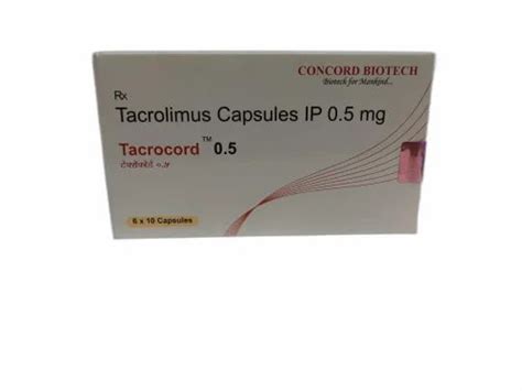 Tacrocord 0 5mg Capsules at Rs 190 stripe टकरलमस कपसल in Delhi