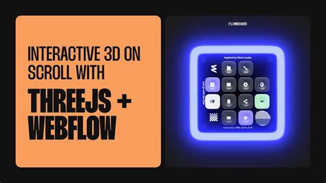 Interactive 3D In Webflow With React Three Fiber CodeSandbox YouTube