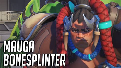 Mauga Bonesplinter Skin Showcase Overwatch 2 YouTube