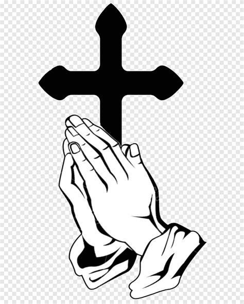 Praying Hands Emoji Black And White