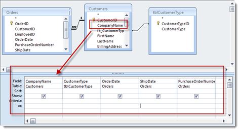 Working With The Microsoft Access Query Designer OpenGate Software