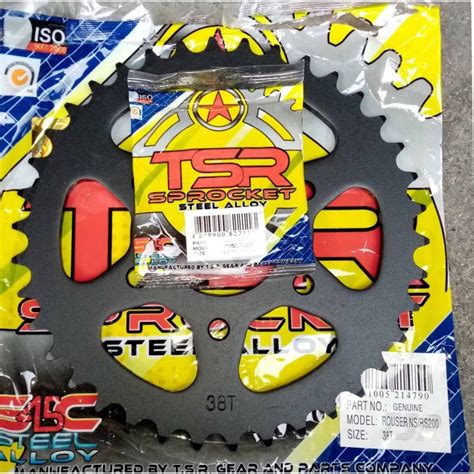 TSR 520 Sprocket CHAIN SET For ROUSER 200NS ROUSER RS200 6 Holes