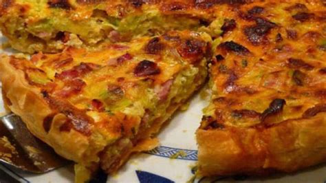 Quiche L G Re Aux Poireaux Et Au Jambon Recette Facile