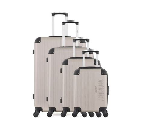 Set De 3 Valises Et Un Vanity Abs Tirana M 4 Roues Valise Sac De