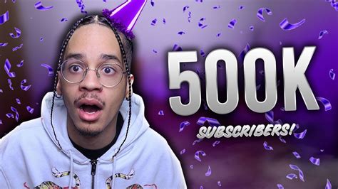 500K SUBSCRIBERS YouTube