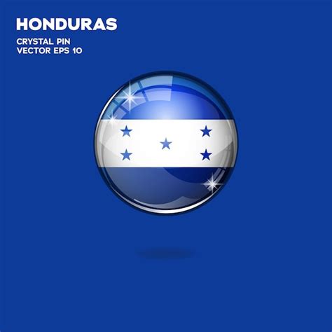 Premium Vector Honduras Flag D Buttons