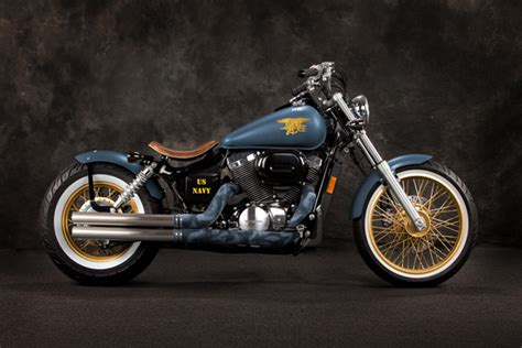 Honda Shadow Ace Blue Collar Bobber Reviewmotors Co