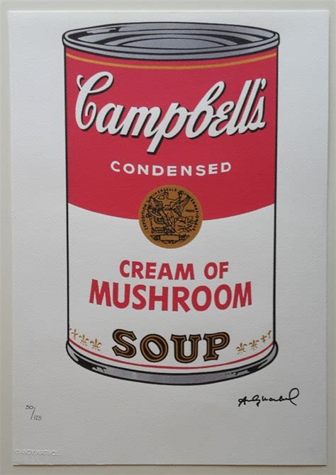 Andy Warhol Campbell S Soup 1968 Mutualart