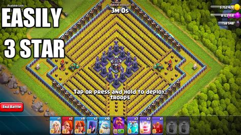 Dark Ages Warden Challengeeasily 3 Star Clash Of Clan Youtube