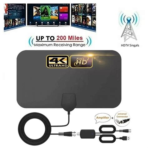 High Gain Digital Antenna Indoor Antenna Mytv Terrestrial Broadcast