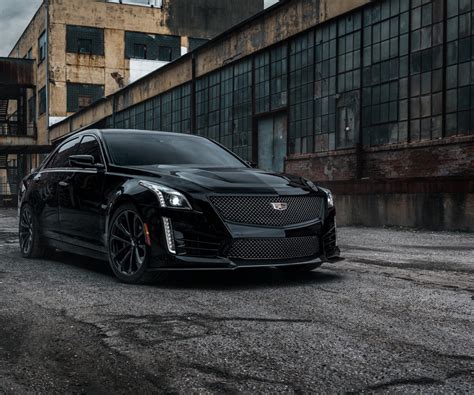 Download Wallpaper Cadillac Cts V Wall Black Lights America