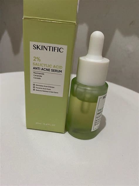 Skintific Anti Acne Serum Acne Spot Treatment Facial Gel With 2 Salicylic Acid Brightening