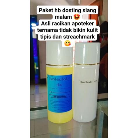 Jual HB DOSTING WHITENING PLUS HB ASLI FARMASI RACIKAN APOTEK SIANG