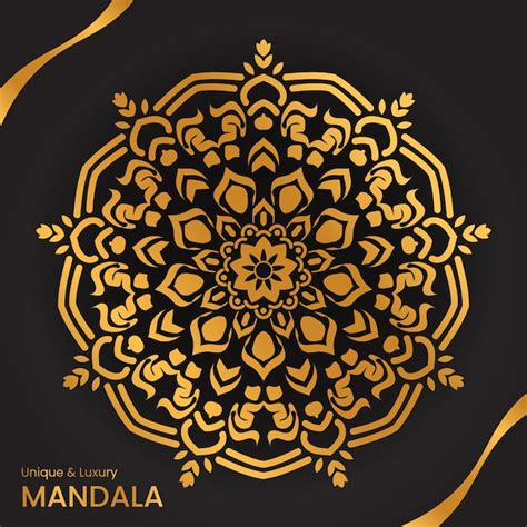 Mod Le Vectoriel De Mandala Au Henn Avec Des Formes Organiques