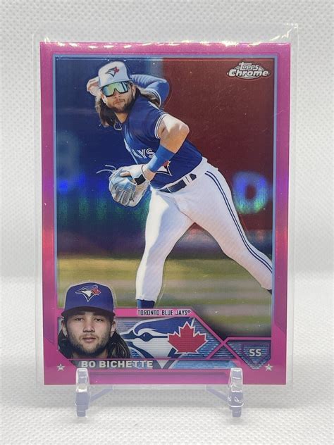 2023 Topps Chrome Bo Bichette Pink Refractor Parallel Card 11 EBay