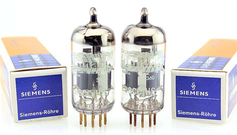 Matched Pair Siemens And Halske E88cc 6922 Gold Pin Vacuum Reverb