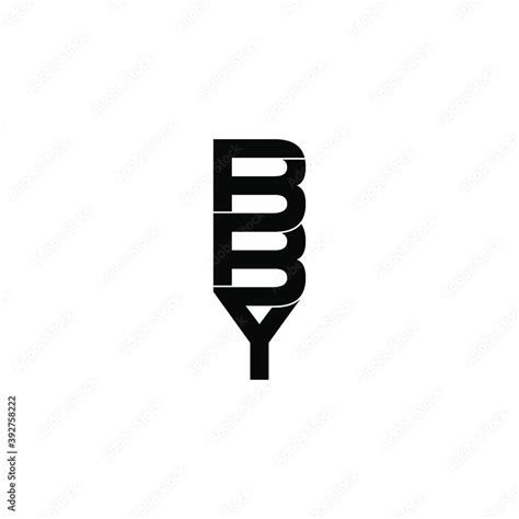 Bby Letter Original Monogram Logo Design Stock Vector Adobe Stock