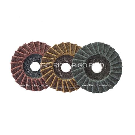 Non Woven Flap Disc Fn Series Danyang Rigo Abrasives Co Ltd