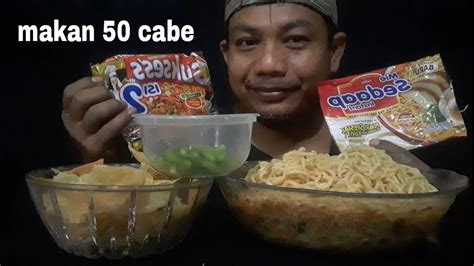 PEDASNYA NYIKSA PERUT SAMPAI MULES MUKBANG MIE KUAH DI CAMPUR MIE