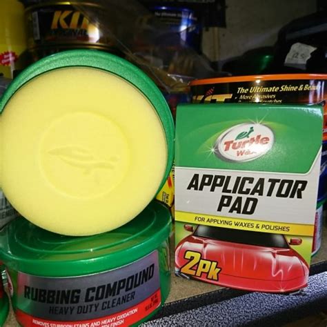 Jual Turtle Wax Applicator Pad Sponge Spons Busa Poles Polish Wax