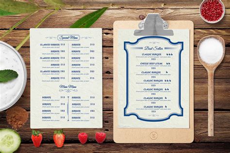 New Restaurant Menu Psd Template 99effects