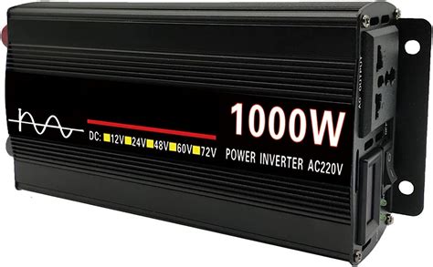 Jp 純粋な正弦波インバーター Dc 12v 24v 48v 60v から 220v インバーター 1000w 電力変換