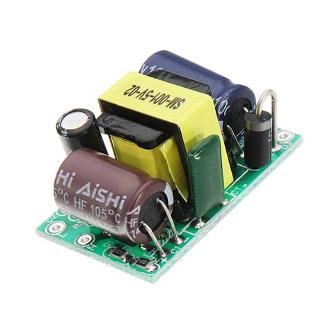 5pcs ac-dc 5v1a isolated switching power supply module for mcu relay Sale - Banggood.com