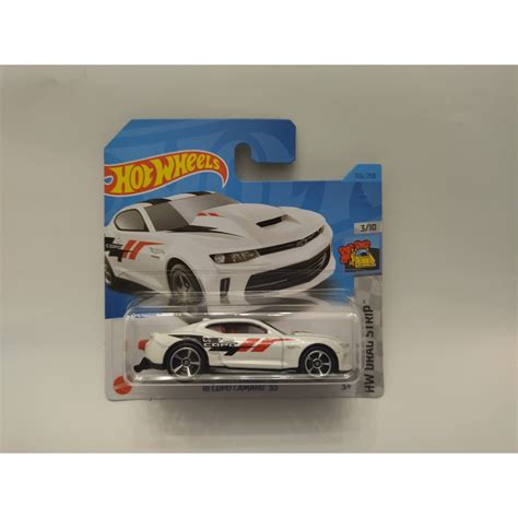 Chevrolet Camaro Copo Ss White Drag Strip Hot Wheels Bcn Stock Cars