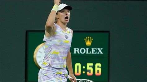 Iga Wi Tek W P Finale Turnieju W Indian Wells Kapitalna Gra Polki