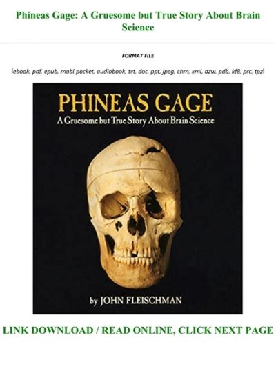 [pdf] [download] Phineas Gage A Gruesome But True Story About Brain Science Full Pages