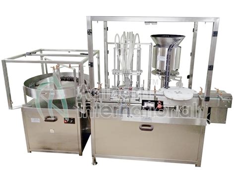 Vial Filling Stoppering And Sealing Machine Vial Filling Sealing