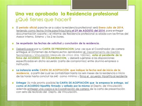 Programa De Residencias Profesionales Ppt Descargar