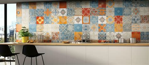 Colorful kitchen wall tiles design ing digital kitchen wall tiles ...