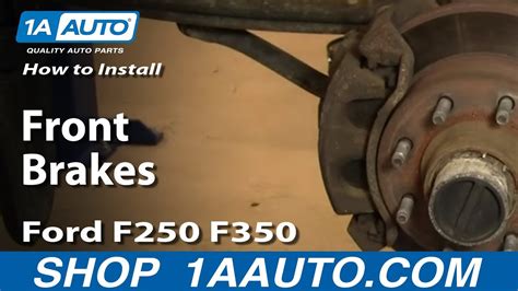 How To Install Replace Front Brakes Ford F F Super Duty